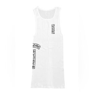 Chrome hearts T-Bar Tank top white